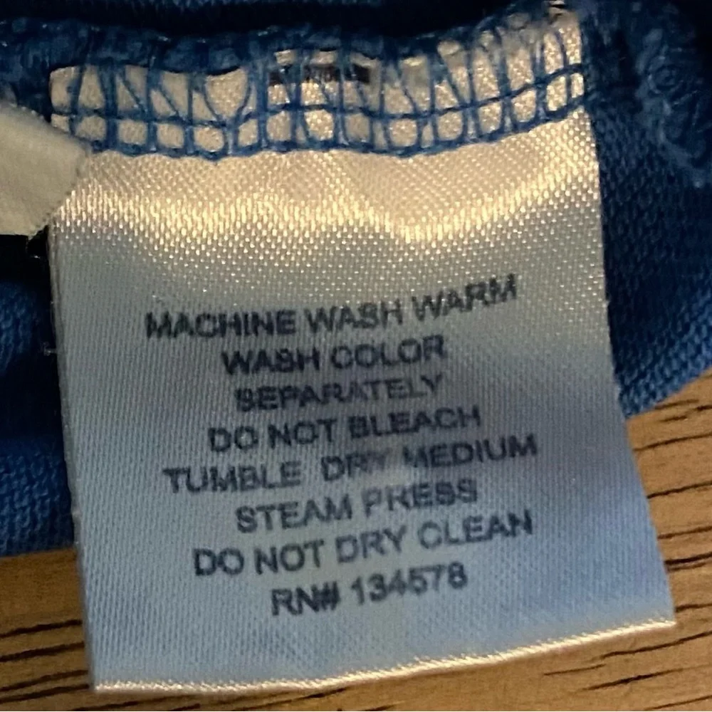 Vineyard Vines Boys’ Sz 5‎ Blue Mesh Knit Polo